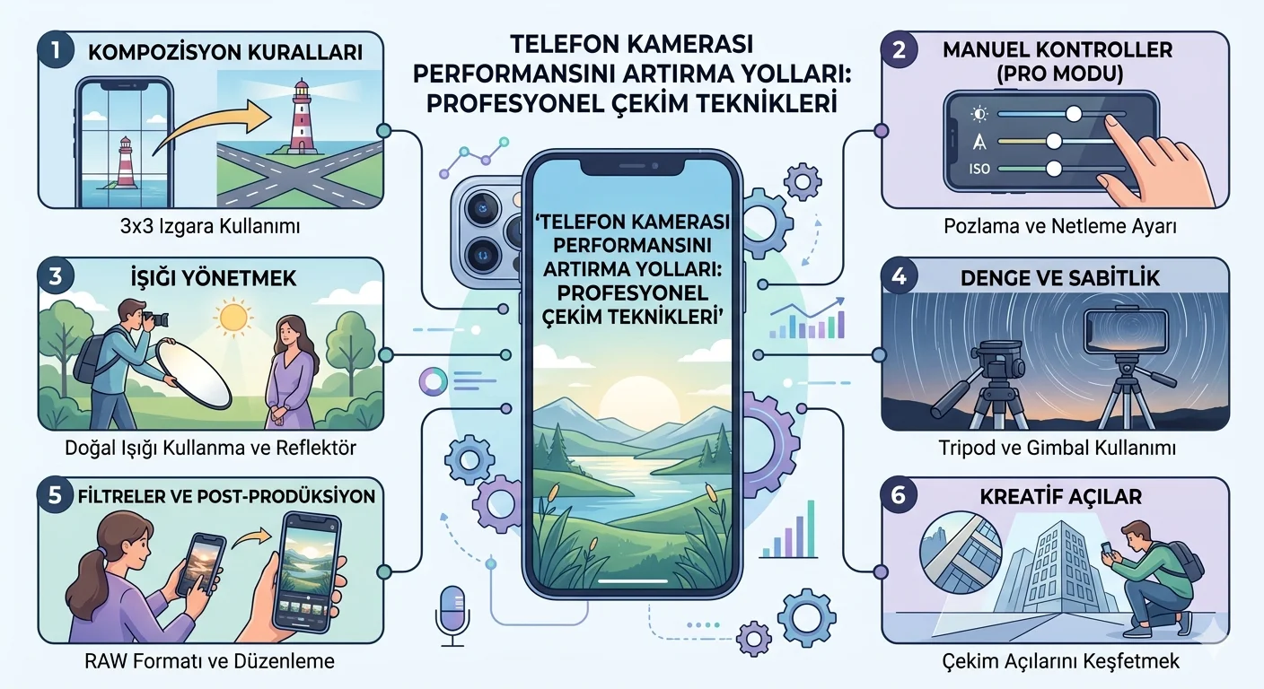 Telefon Kameranızla Profesyonel Çekimler Yapın: Fotoğraf Kalitesini Artırma Yolları