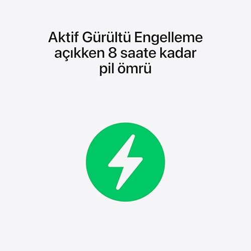 Apple AirPods Pro 3 Kablosuz Kulaklık, Aktif Gürültü Engelleme, Kalp Atış Hızı Algılama, Bluetooth Kulaklık, Uzamsal Ses, Yüksek Ses Kalitesi, USB-C ile Şarj - Görsel 6