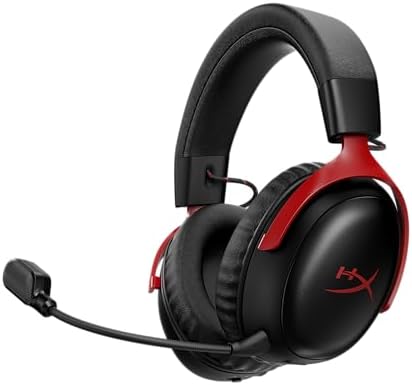 HyperX Cloud III S Wireless Black-Red Gaming Headset Kablosuz Oyuncu Kulaklığı - Görsel 2
