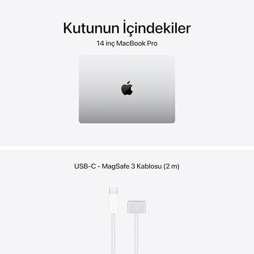 Apple MacBook Pro Laptop: M5 çip, 14.2 inç Liquid Retina XDR Ekran, Apple Intelligence için tasarlandı, 16 GB Birleşik Bellek, 512 GB SSD Depolama; Gümüş Rengi - Görsel 7