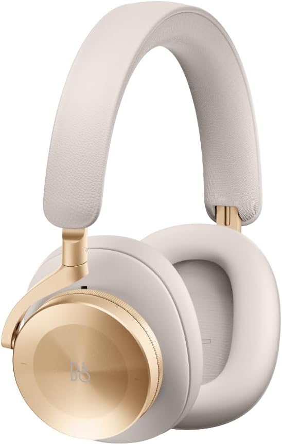 BANG & OLUFSEN Beoplay H95 - Kablosuz Kulak Üstü Kulaklık - Adaptif Gürültü Engelleme, Premium malzemeler, Şık Alüminyum Tasarım, 38 Saat Batarya Süresi - Altın