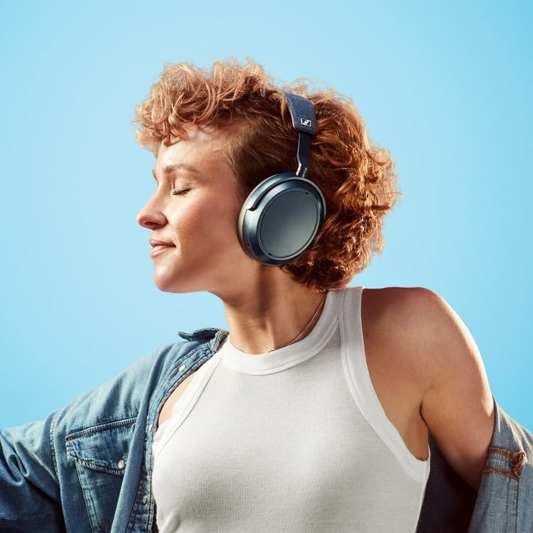 Sennheiser Momentum 4 Wireless Kulak Üstü Kulaklık Denim - Görsel 3
