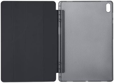 Samsung Galaxy Tab S11 Ultra Kılıf Silikon Kalem Bölmeli Standlı Tablet Kılıf Siyah - Görsel 3