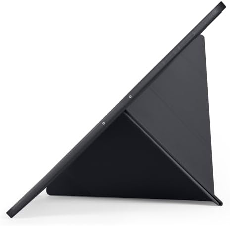 Samsung Galaxy Tab S11 Ultra Kılıf Silikon Kalem Bölmeli Standlı Tablet Kılıf Siyah - Görsel 4