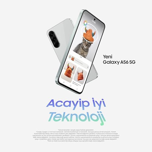 Samsung Galaxy A56 5G, Android Akıllı Telefon, 256GB Depolama, 8GB RAM, Gri, 6x İşletim Sistemi Yükseltmesi, Büyük Ekran, Uzun Pil Ömrü, 8GB + 256GB - Görsel 5