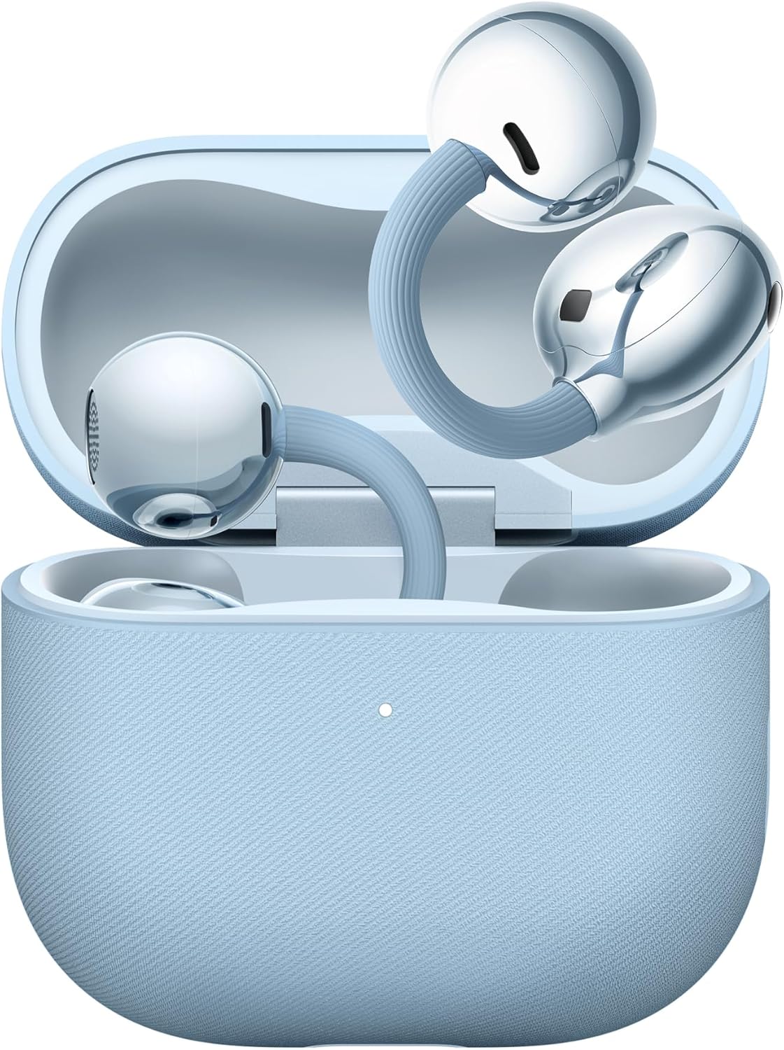 HUAWEI FreeClip 2, Kablosuz Kulaklık, Hafif Tasarımla Gün Boyu Rahat Kullanım, Adaptif Açık Kulak Dinleme Teknolojisi, Kristal Netliğinde Görüşmeler, Açık Kulak Tasarımlı Kulaklık, IP57, Mavi - Görsel 1