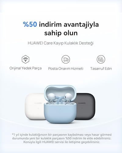 HUAWEI FreeClip 2, Kablosuz Kulaklık, Hafif Tasarımla Gün Boyu Rahat Kullanım, Adaptif Açık Kulak Dinleme Teknolojisi, Kristal Netliğinde Görüşmeler, Açık Kulak Tasarımlı Kulaklık, IP57, Mavi - Görsel 3