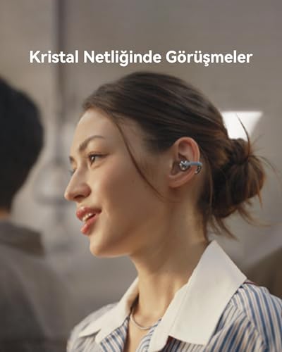 HUAWEI FreeClip 2, Kablosuz Kulaklık, Hafif Tasarımla Gün Boyu Rahat Kullanım, Adaptif Açık Kulak Dinleme Teknolojisi, Kristal Netliğinde Görüşmeler, Açık Kulak Tasarımlı Kulaklık, IP57, Mavi - Görsel 6