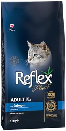 Reflex Plus Yetişkin Kediler için Somonlu Kedi Maması, 15 kg - Görsel 2
