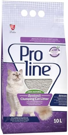 Proline Doğal Topaklanan İnce Taneli Lavanta Kokulu Kedi Kumu 10 Lt - Görsel 2