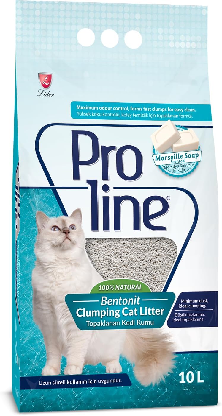 Proline Doğal Topaklanan İnce Taneli Lavanta Kokulu Kedi Kumu 10 Lt - Görsel 4