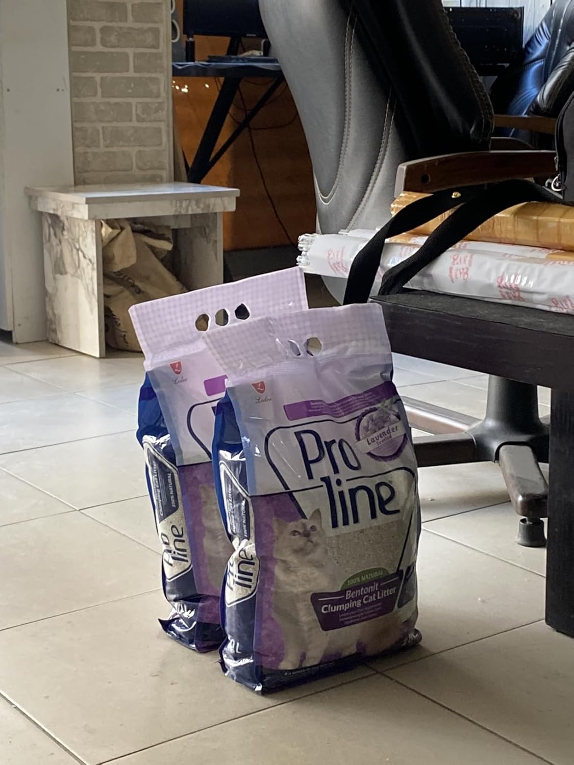 Proline Doğal Topaklanan İnce Taneli Lavanta Kokulu Kedi Kumu 10 Lt - Görsel 7