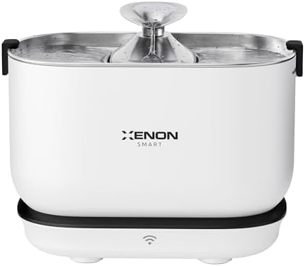 Xenon Smart Akıllı Otomatik Kedi Tuvaleti (Kamerasız) Çelik Köpek Mama Kabı Şarjlı Bataryalı Su Pınarı Sebili ve Filtre (4 Adet) Evcil Hayvan 4'lü Pet Ürünleri Başlangıç Seti - Görsel 5