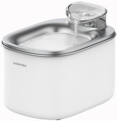 Haustier WF007L Otomatik Kedi Su Sebili,Kedi Su Çeşmesi, Su Şelalesi, Su Pınarı 3.5Lt Geniş Hazne, Bpa Içermez, Ultra Sessiz (Beyaz) - Görsel 2