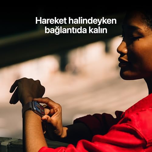 Apple Watch Series 11 GPS + Cellular 46 mm Altın Rengi Titanyum Kasa Akıllı Saat ve Altın Rengi Milano Loop - M/L. Uyku Skoru, Fitness Takibi, Sağlık İzleme, Hep Açık Ekran - Görsel 6