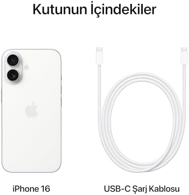 Apple iPhone 16 (128 GB) - Beyaz - Görsel 7