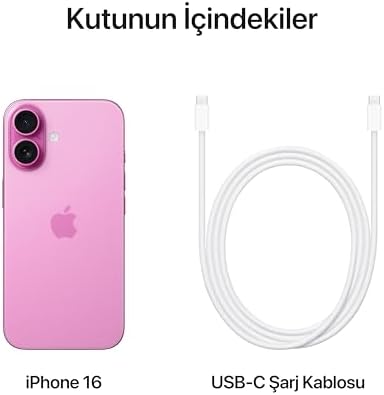 Apple iPhone 16 (128 GB) - Pembe - Görsel 7