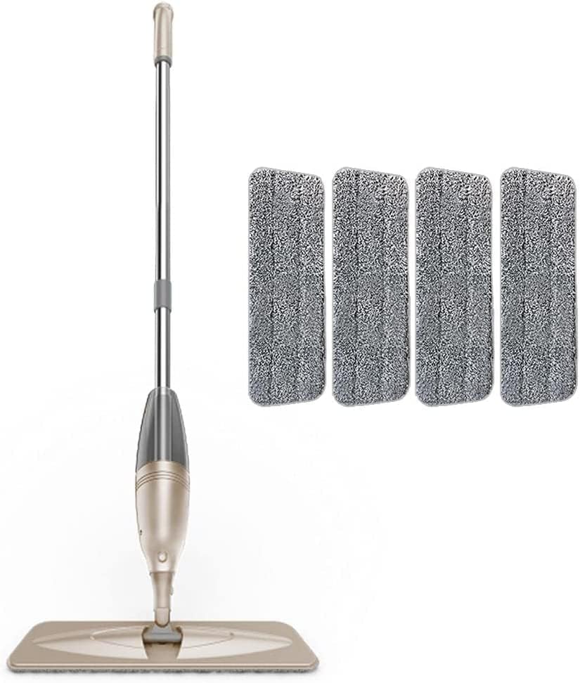 Makkam Home SPREY MOP 4 MİKROFİBER MOP (Krem)