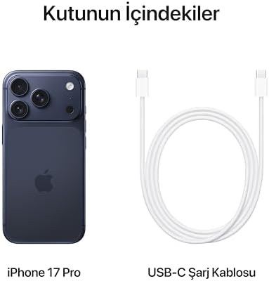 Apple iPhone 17 Pro 1 TB: 120 Hz’e kadar ProMotion teknolojisine sahip 6.3 inç ekran, A19 Pro Çip, Çığır Açıcı Pil Ömrü, Center Stage Ön Kamera özellikli Pro Fusion Kamera Sistemi; Abis - Görsel 7